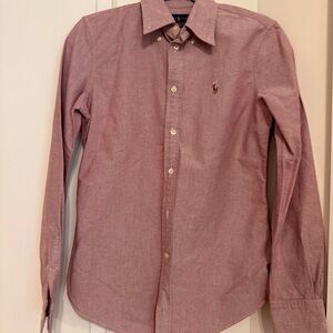 Ralph Lauren Pink Casual Button Down Shirt